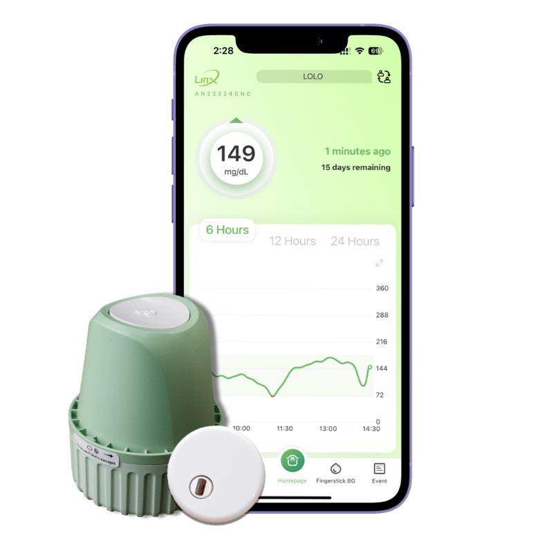 Linx Compact 3 Months of LinX CGM for 90 days of continuous monitoring – LinXCGMS